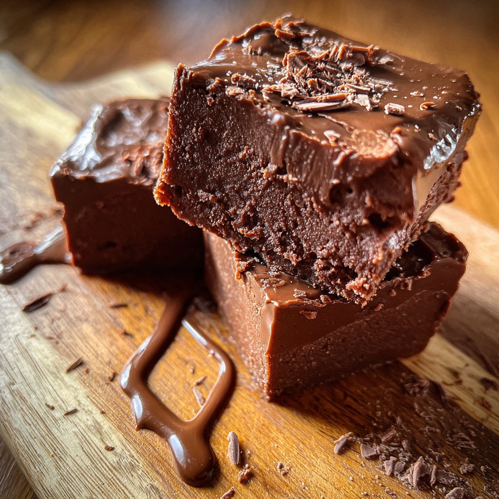 Creamy Chocolate Fudge Squares