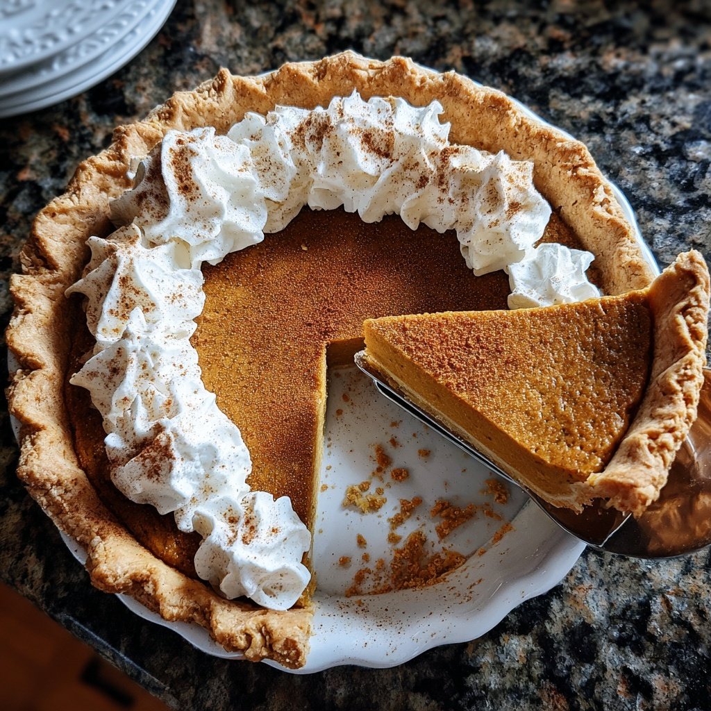 Festive Spiced Pumpkin Pie