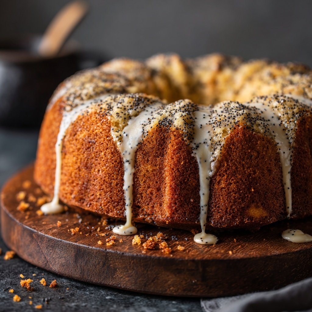 Almond Poppy Seed Coffee Cake