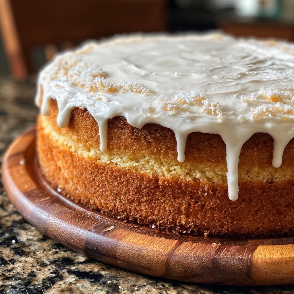 Dessert Vanilla Sponge Cake