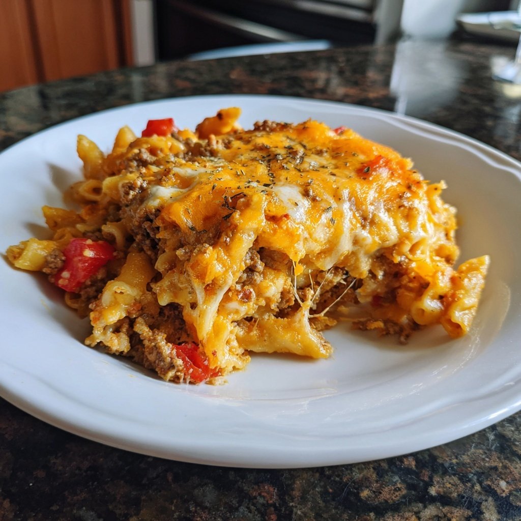 Cheesy Taco Pasta Delight