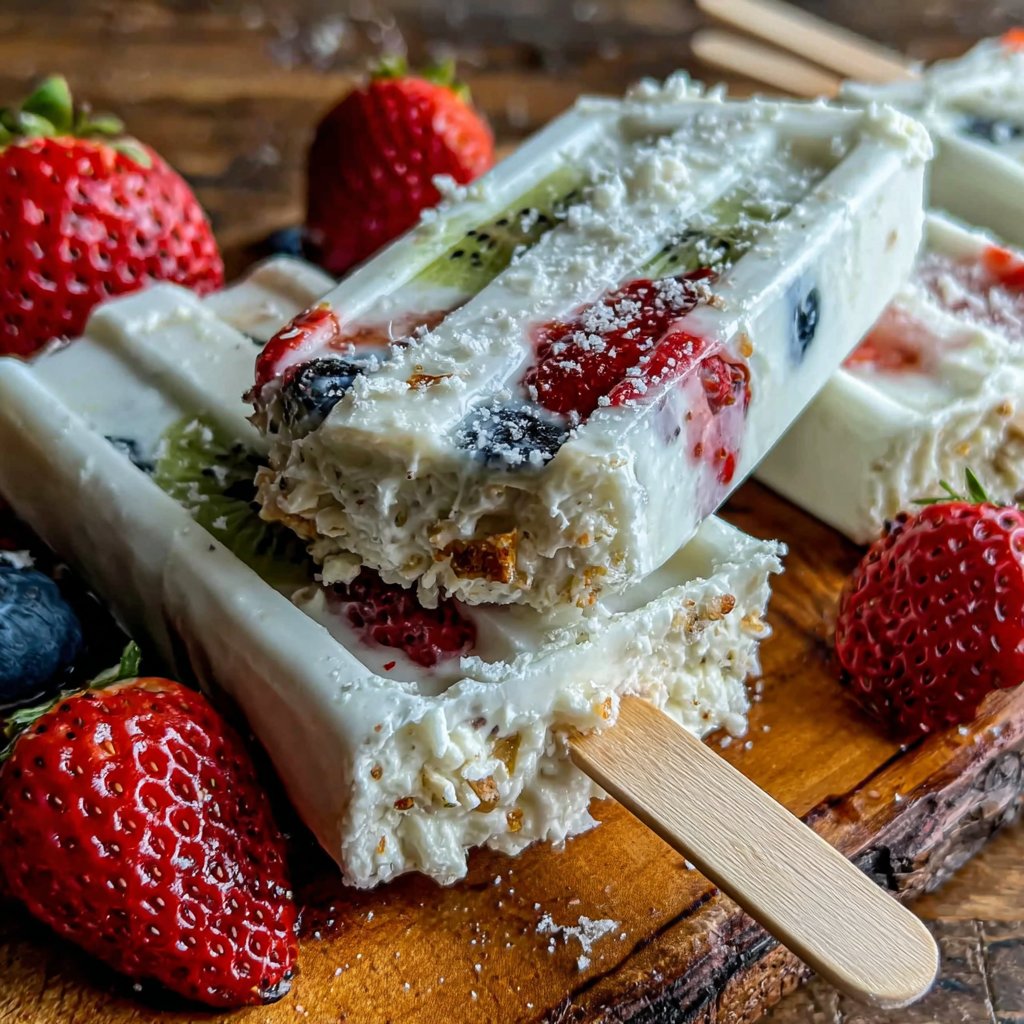 Yogurt Fruit Protein Pops