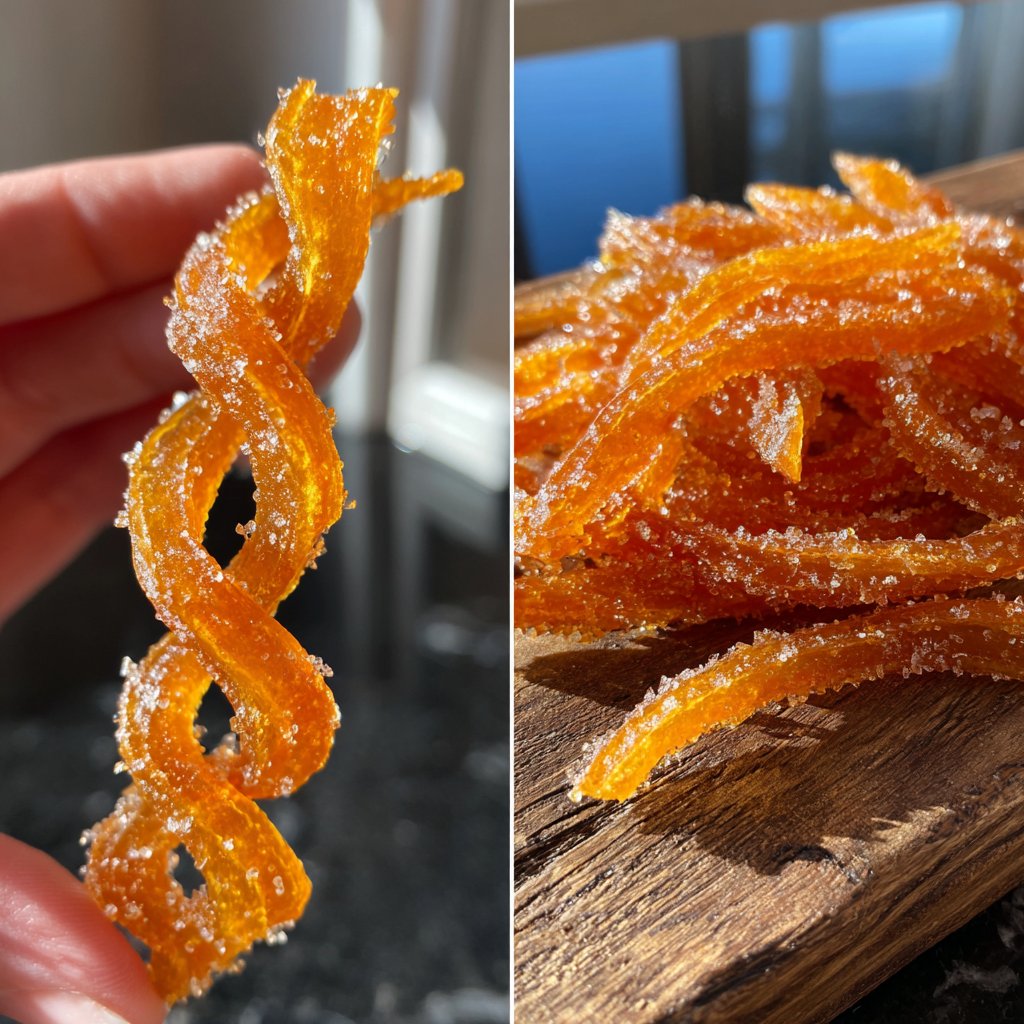 Candied Orange Peel Citrus Candy