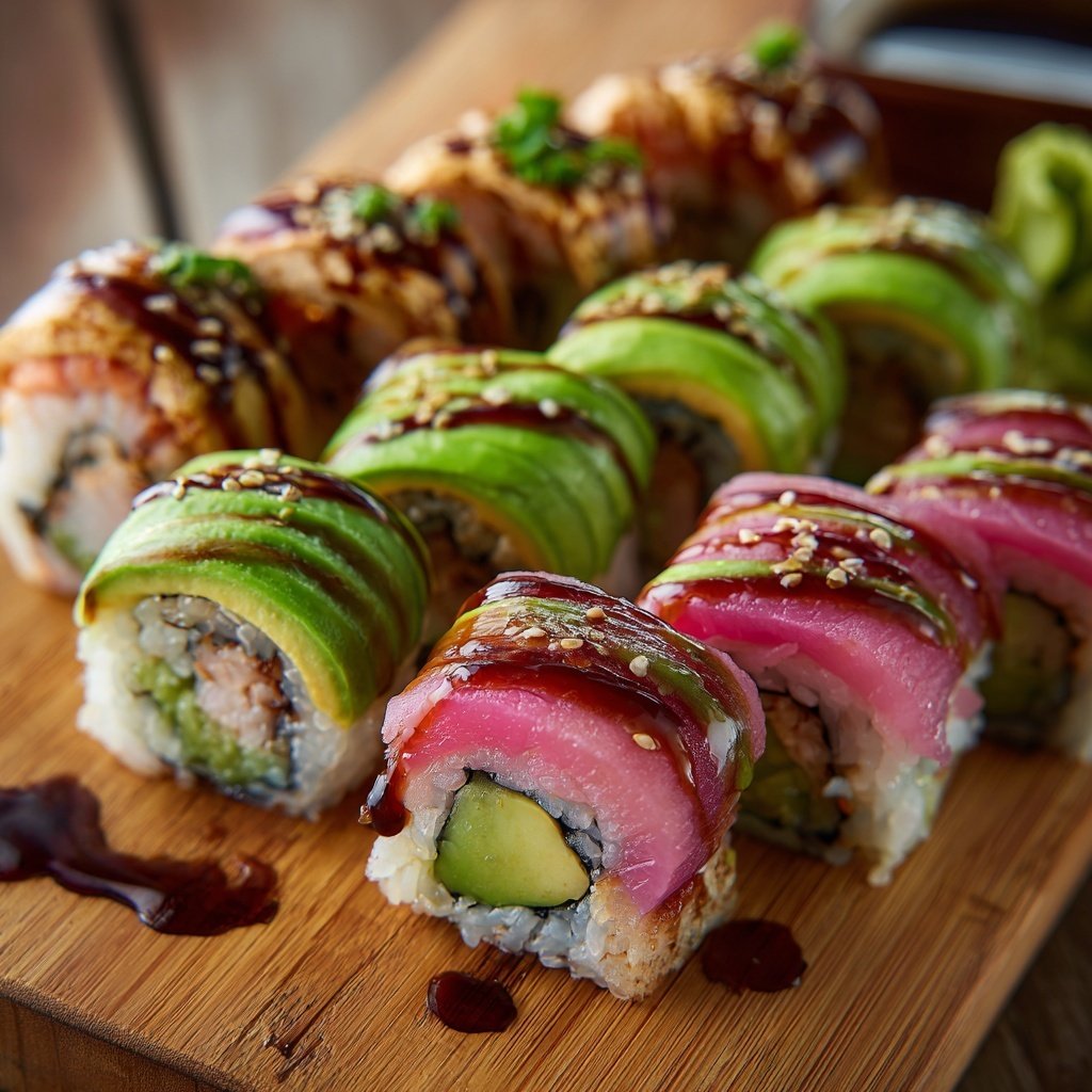 Global Japanese Sushi Rolls